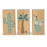 small foot Dřevěné kostky Dino