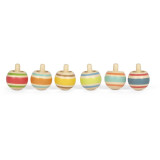 small foot Dřevěná káča s proužky 1 ks