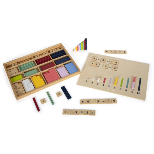 small foot Počítání v dřevěném boxu Educate