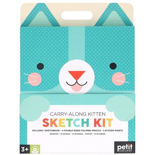 Petit Collage Cestovní výtvarná sada Kočka
