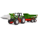 Bruder Traktor ROADMAX s čelním nakladačem a vozem