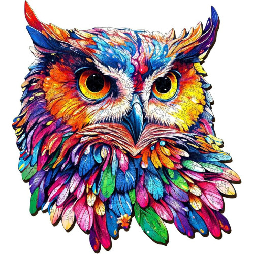 EscapeWelt Dřevěné puzzle Sova 500 dílků