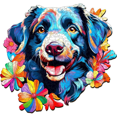 EscapeWelt Dřevěné puzzle Pes 500 dílků