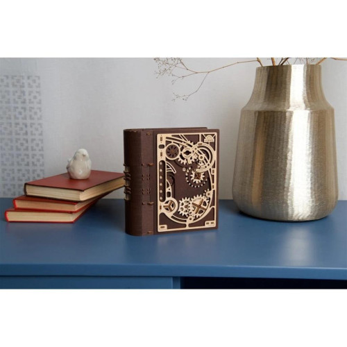 Ugears 3D dřevěné mechanické puzzle Kniha tajemství