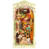 RoboTime 3D skládačka Zarážka na knihy Květinový koutek