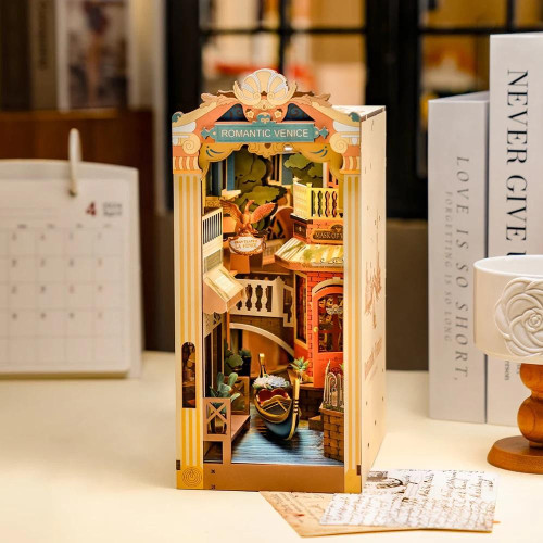 RoboTime 3D skládačka Zarážka na knihy Romantické Benátky