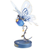 RoboTime 3D mechanická skládačka Modrý motýl