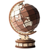 RoboTime 3D dřevěná skládačka Glóbus a divy světa