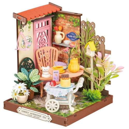 RoboTime Miniatura domečku Zahradní čajový koutek