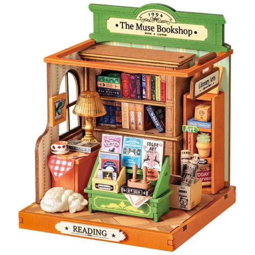 RoboTime Miniatura domečku Knihkupectví