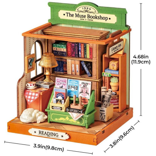 RoboTime Miniatura domečku Knihkupectví