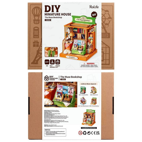 RoboTime Miniatura domečku Knihkupectví
