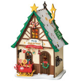 RoboTime Miniatura domečku Svítící vánoční dům