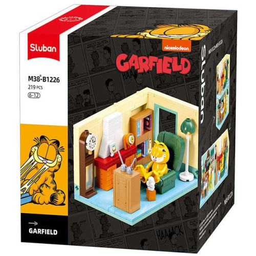 Sluban Builder M38-B1226 Garfield v obývacím pokoji