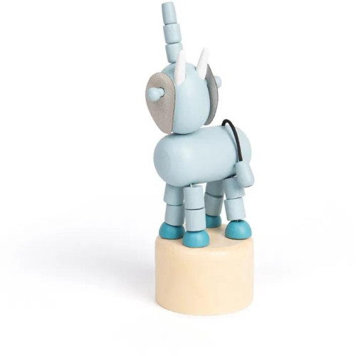 Bigjigs Toys Dřevěná mačkací zvířátka Safari Slon