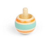 Bigjigs Toys Dřevěná káča s proužky 1 ks