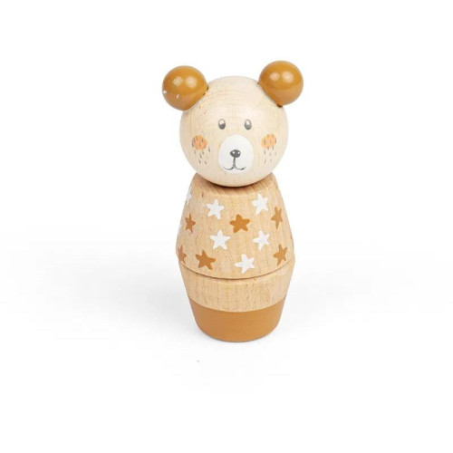 Bigjigs Toys Dřevěné šroubovací zvířátko Medvěd