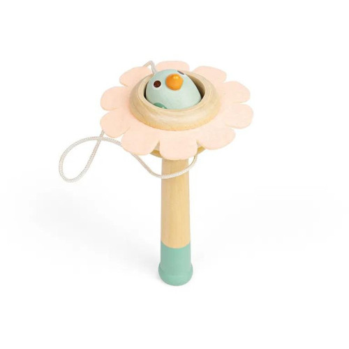 Bigjigs Toys Ball Catcher Květina s míčkem Ptáček