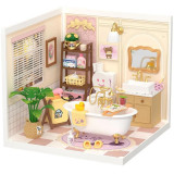 RoboTime Miniatura domečku Dívčí koupelna