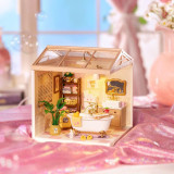 RoboTime Miniatura domečku Dívčí koupelna