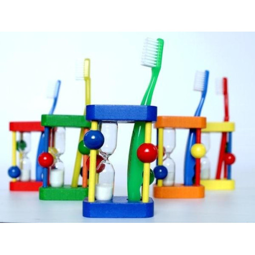 Hess Stojánek na zubní kartáček s přesýpacími hodinami 1 ks