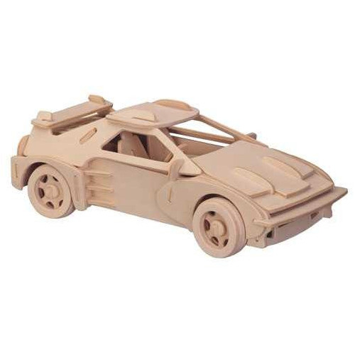 Woodcraft Dřevěné 3D puzzle velké Ferrari