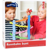 small foot Dřevěná závodní dráha 4 autíčka