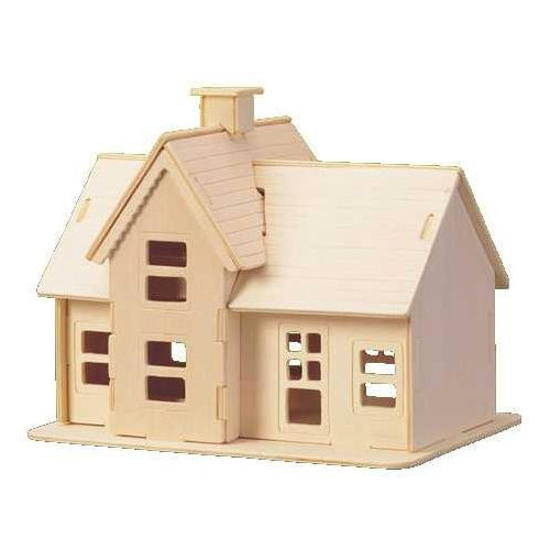 Woodcraft Dřevěné 3D puzzle domeček