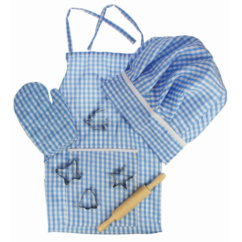 Bigjigs Toys Modrý set šéfkuchaře