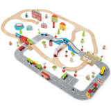 Bigjigs Rail Vláčkodráha a autodráha