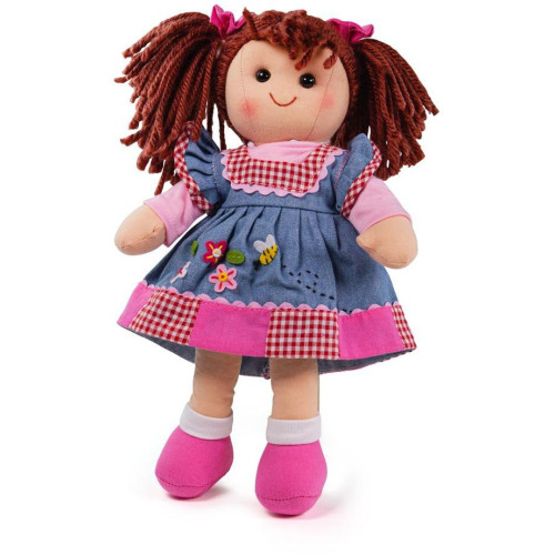Bigjigs Toys Látková panenka Melody 34 cm
