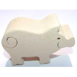 Fauna Dřevěná zvířátko prasátko