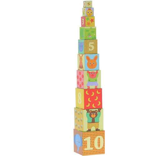 Vilac Skládací kostky zvířátka