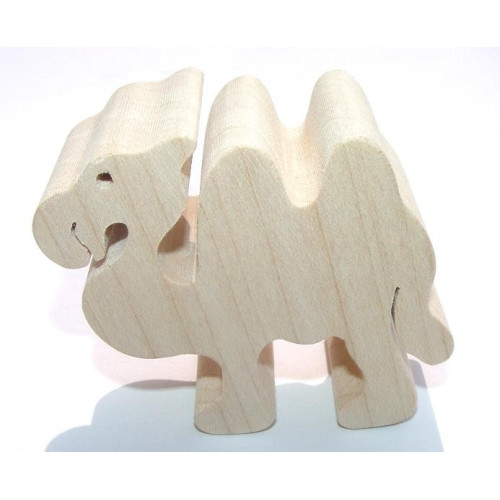 Fauna Dřevěné zvířátko velbloud