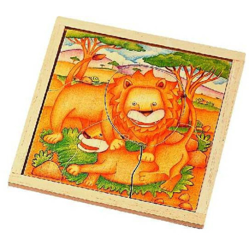 Voila Dřevěné puzzle LEV