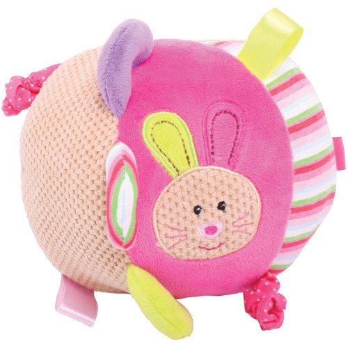 Bigjigs Baby Textilní motorická koule - Králíček Bella