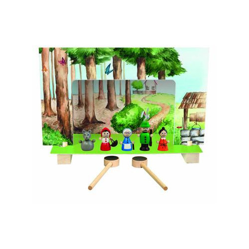 Detoa Dětské divadlo magnetické - Červená Karkulka