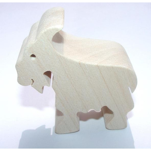 Fauna Dřevěné zvířátko koza