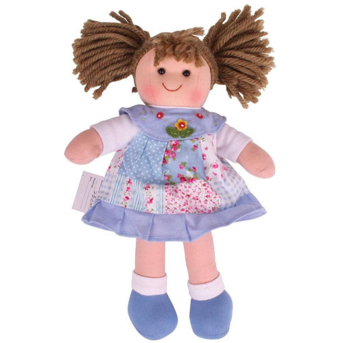 Bigjigs Toys Látková panenka Sarah 28 cm