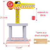 Bigjigs Rail Velký jeřáb žlutý