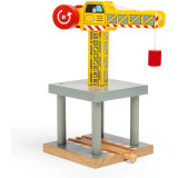 Bigjigs Rail Velký jeřáb žlutý