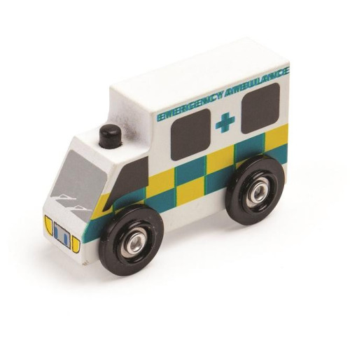 Bigjigs Rail Dřevěná vláčkodráha s venkovskou cestou 80 dílů