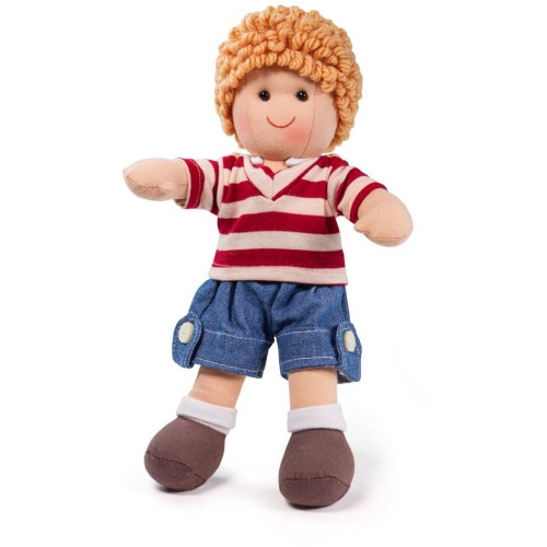 Bigjigs Toys Látková panenka Harry 28 cm