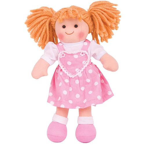 Bigjigs Toys Látková panenka Ruby 28 cm