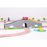 Bigjigs Rail Farma most s tunelem