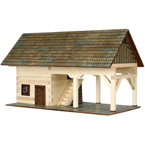 Walachia Dřevěná slepovací stavebnice Kolna