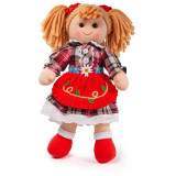 Bigjigs Toys Látková panenka Mandie 34 cm