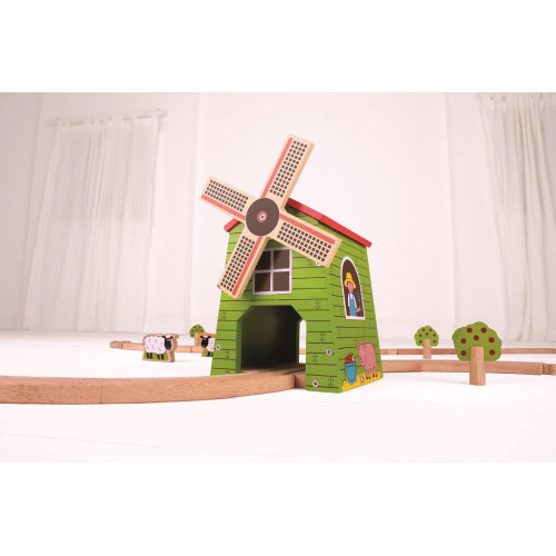 Bigjigs Rail Větrný mlýn