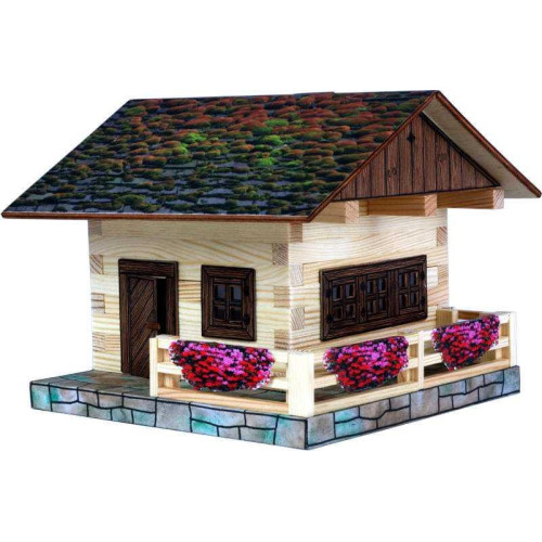 Walachia Dřevěná slepovací stavebnice Alpská chata