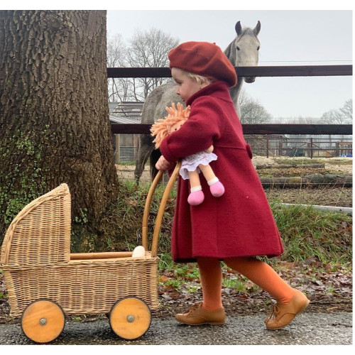 Bigjigs Toys Látková panenka Poppy 28 cm